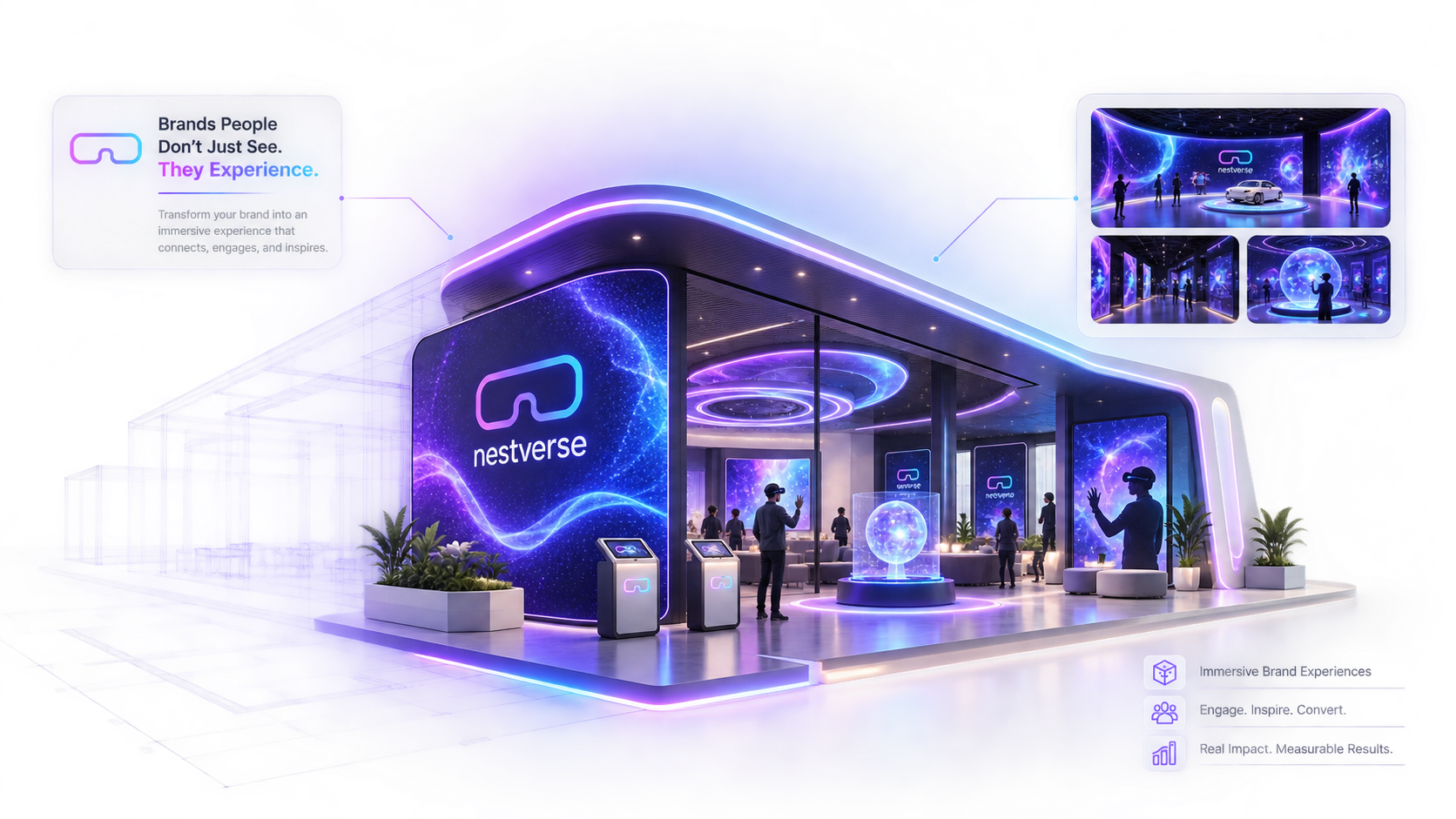 Immersive brand and campaign experience visualization
